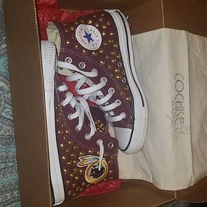 washington redskins converse shoes